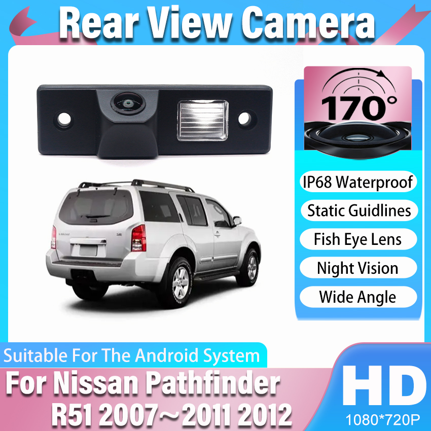 Trail Camera Infrared - 1080X720P Auto Achteruitrijcamera Voor Nissan Pathfinder