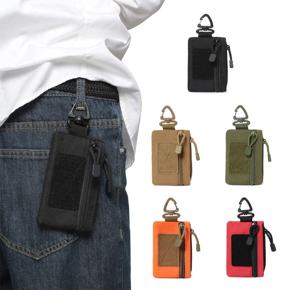 Hunting And Outdoor Shows - Nieuwe Mini Sleutelportemonnee Multifunctionele Effen Kleur