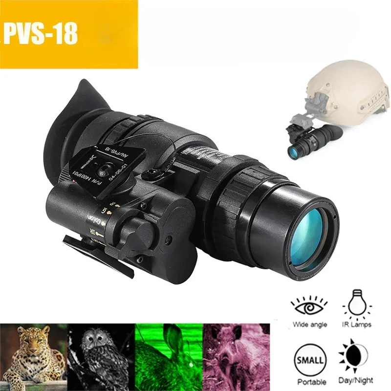 Trail Camera Infrared - Jachtcamera's Op het hoofd gemonteerde nachtkijkerhelm