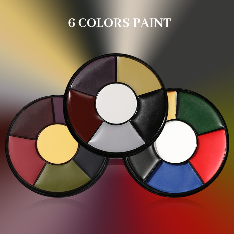 6-kleuren olie Camo gezichts-  - Camo Face Paint recensie en prijs