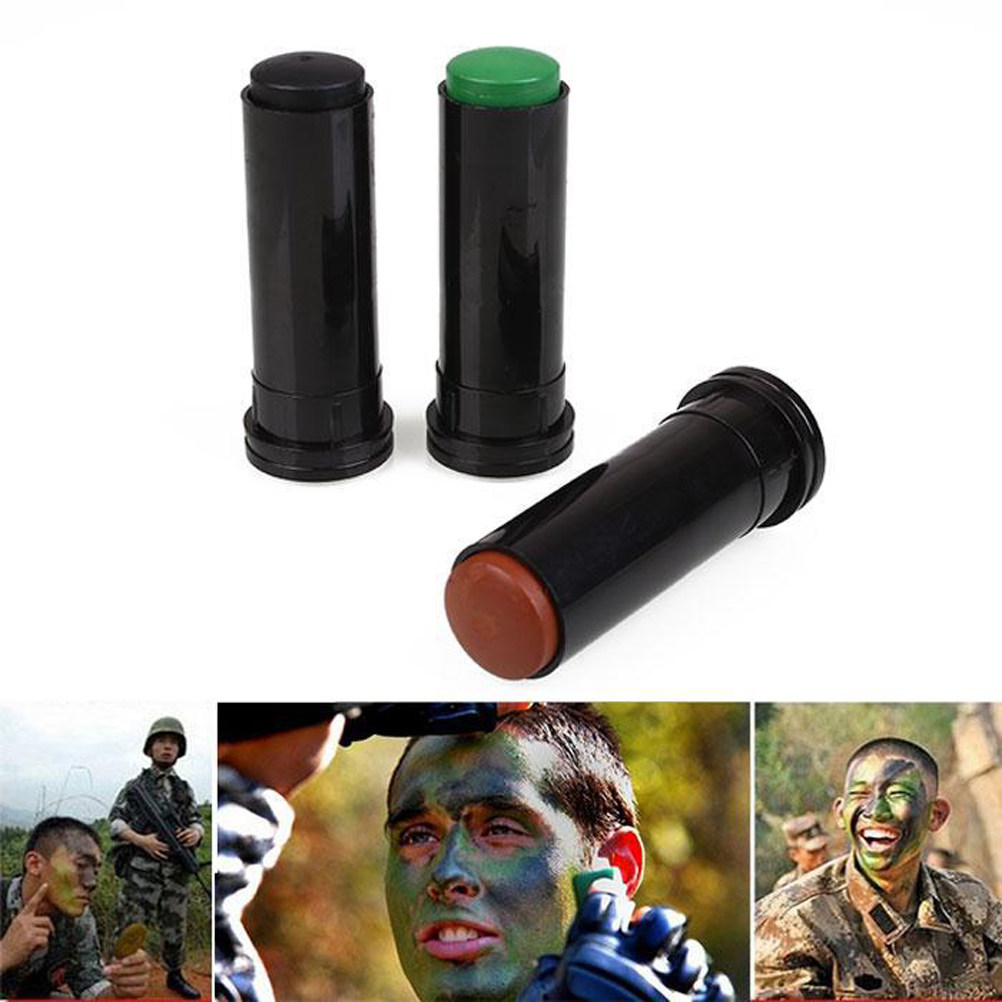 3 stuks Camo gezichtsverf, hui - Camo Face Paint recensie en prijs