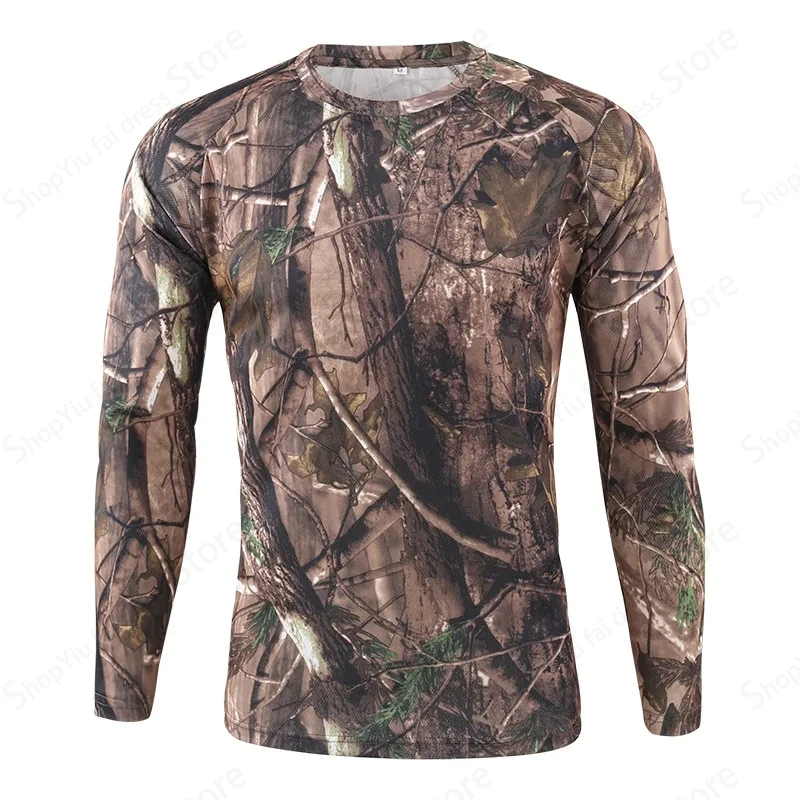 Heren Camo T-shirt met lange m - Outdoor Hunting Prints recensie en prijs